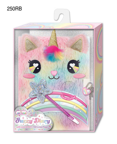 Fuzzy Diary, Rainbow - Mini Mee Boutique