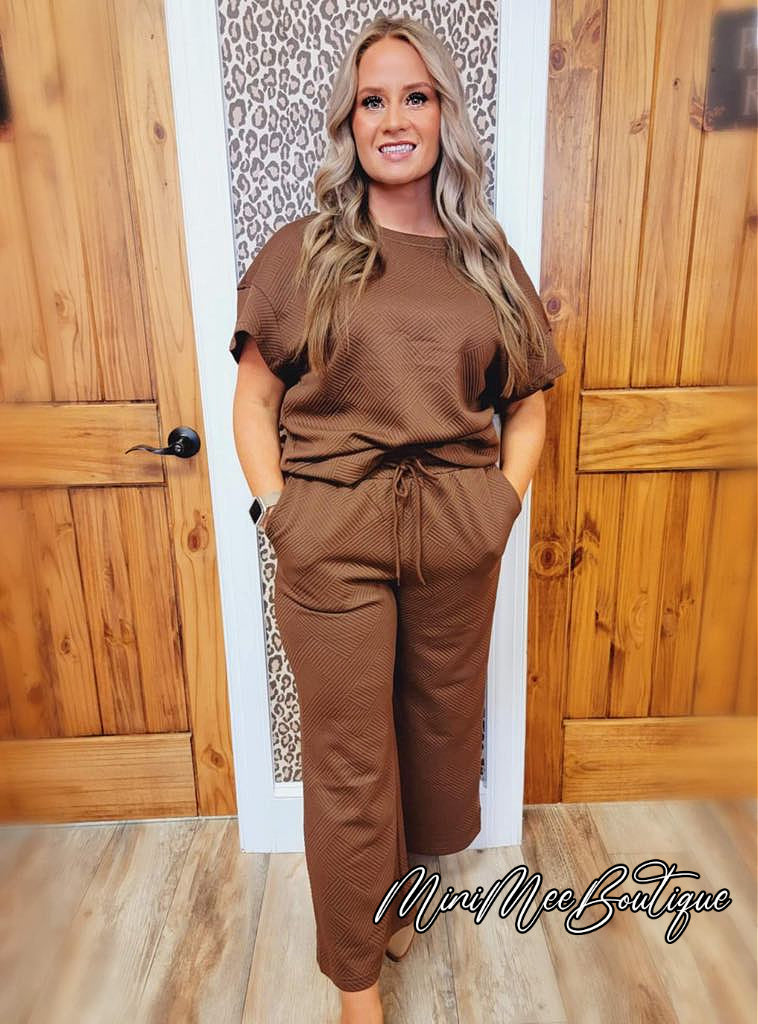 Mocha Brown 2 Piece Set