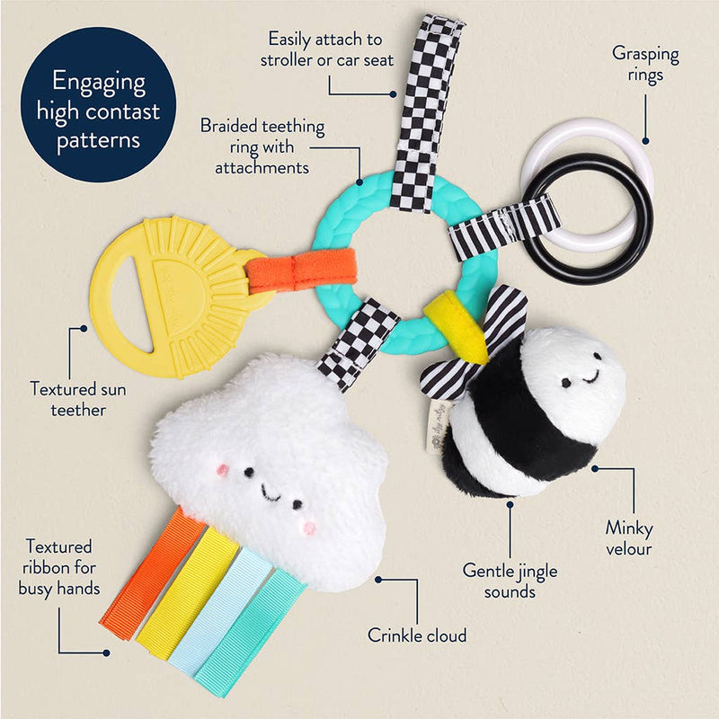 Bitzy Busy Ring™ Teething Activity Toy - Mini Mee Boutique