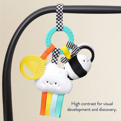 Bitzy Busy Ring™ Teething Activity Toy