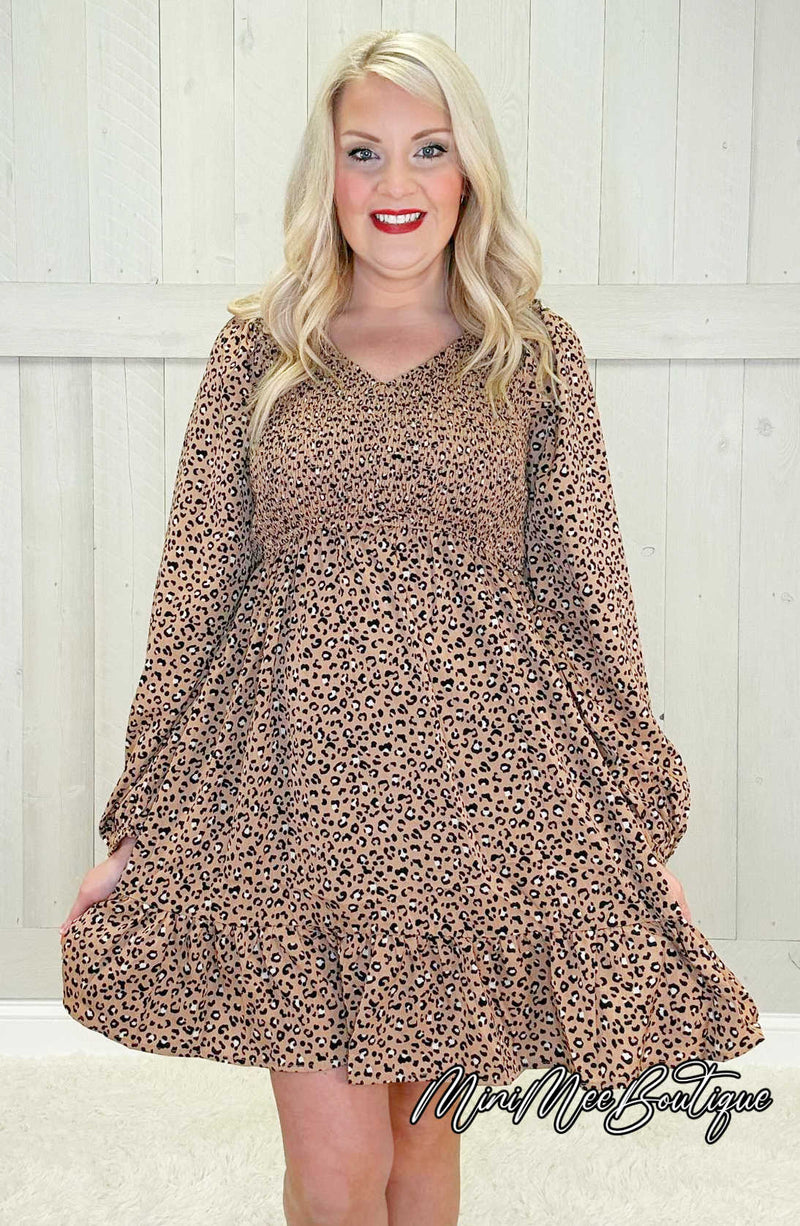 Cheetah Dress - Mini Mee Boutique