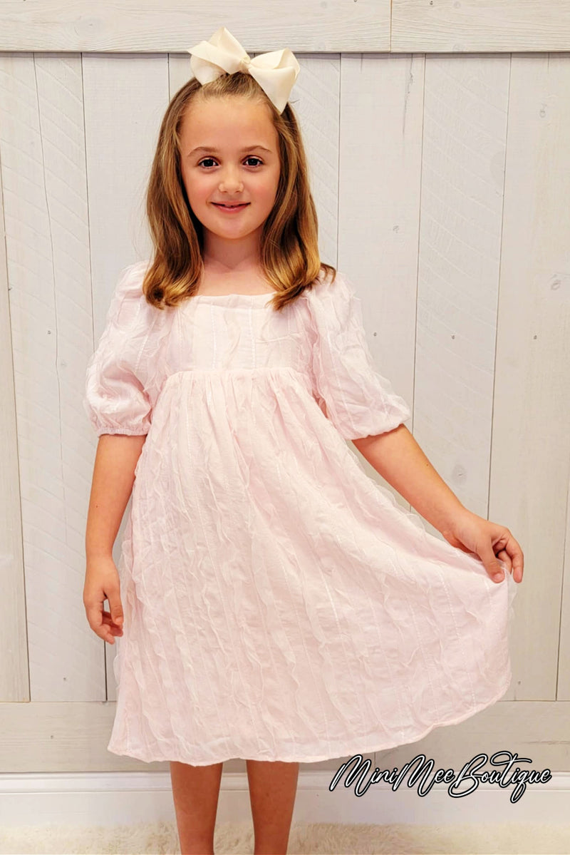 Girls Lace Detail Dress - Mini Mee Boutique