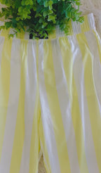 Women’s LuLu Mac Yellow Striped Pants