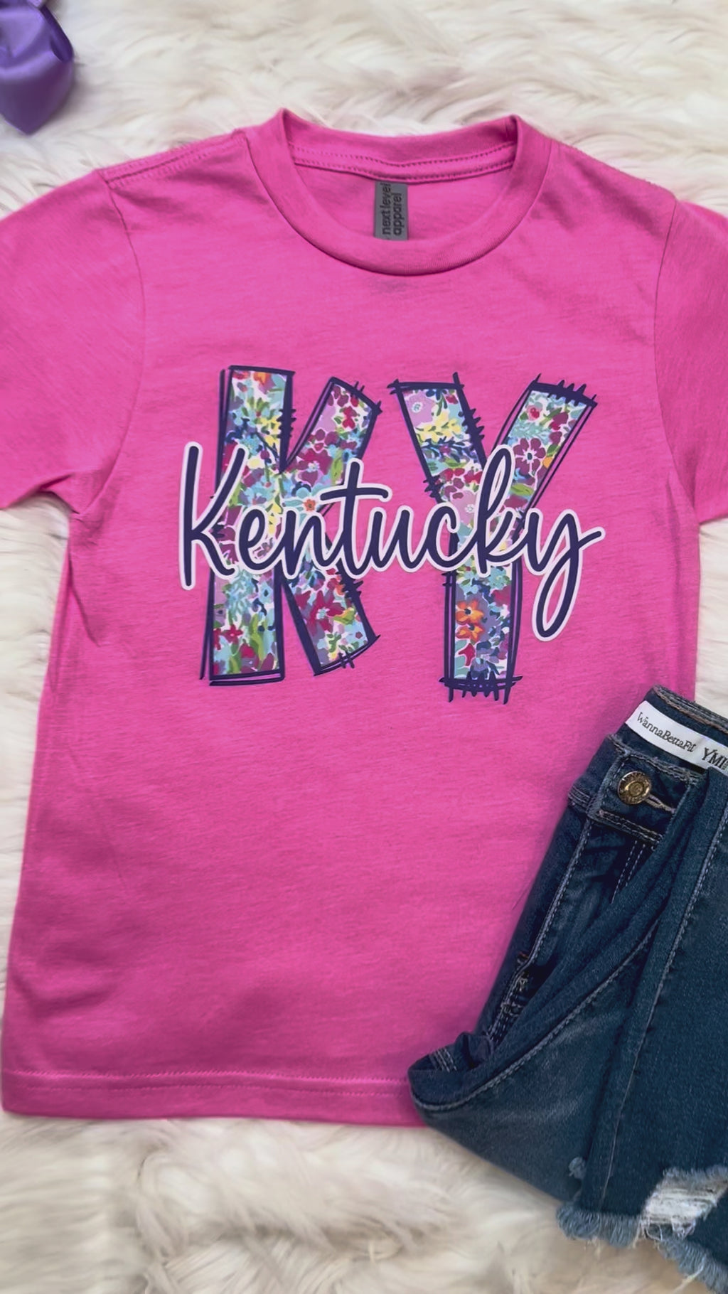 Girl’s Pink Kentucky Tee