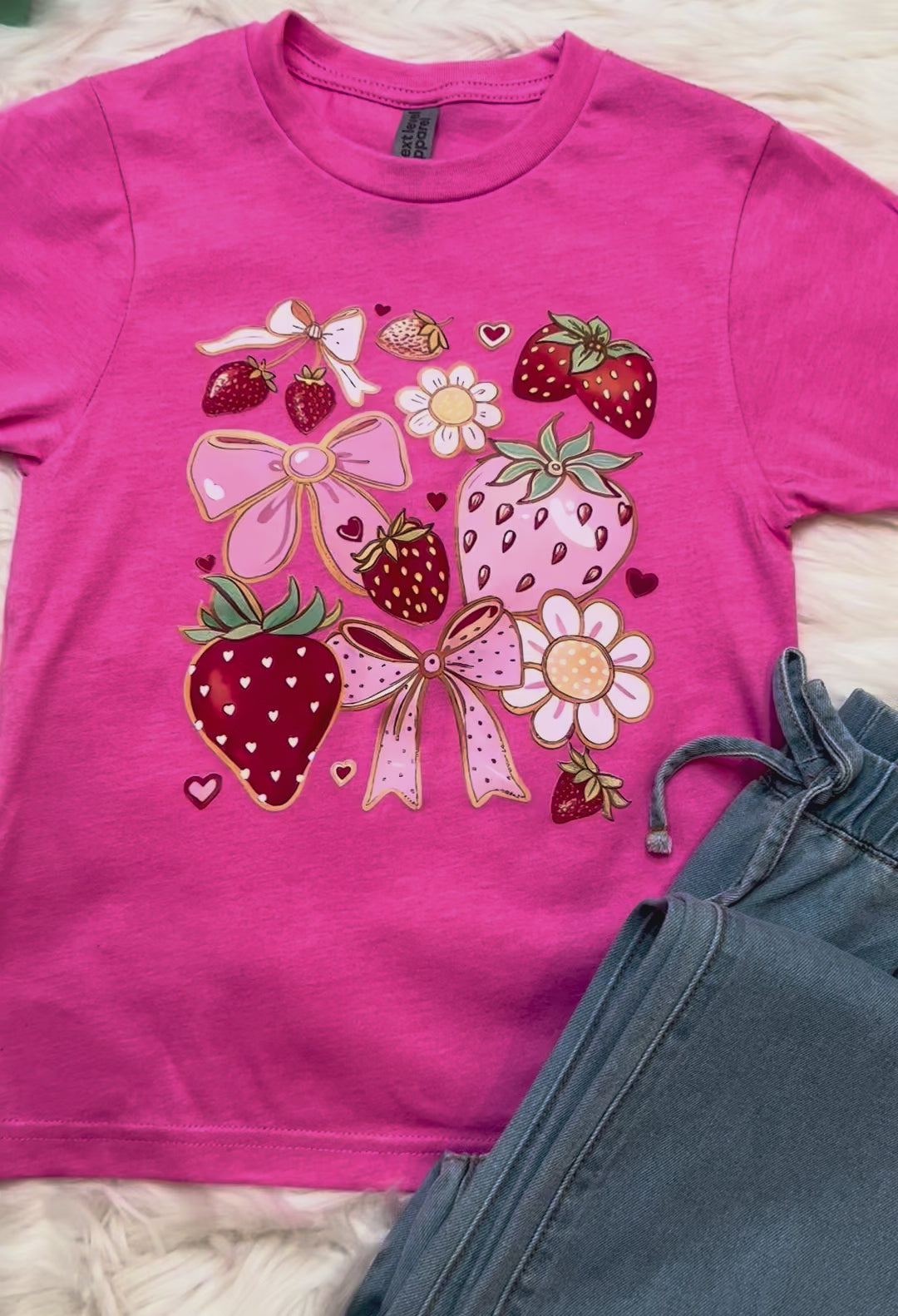 Girl’s Strawberry Daisy Tee