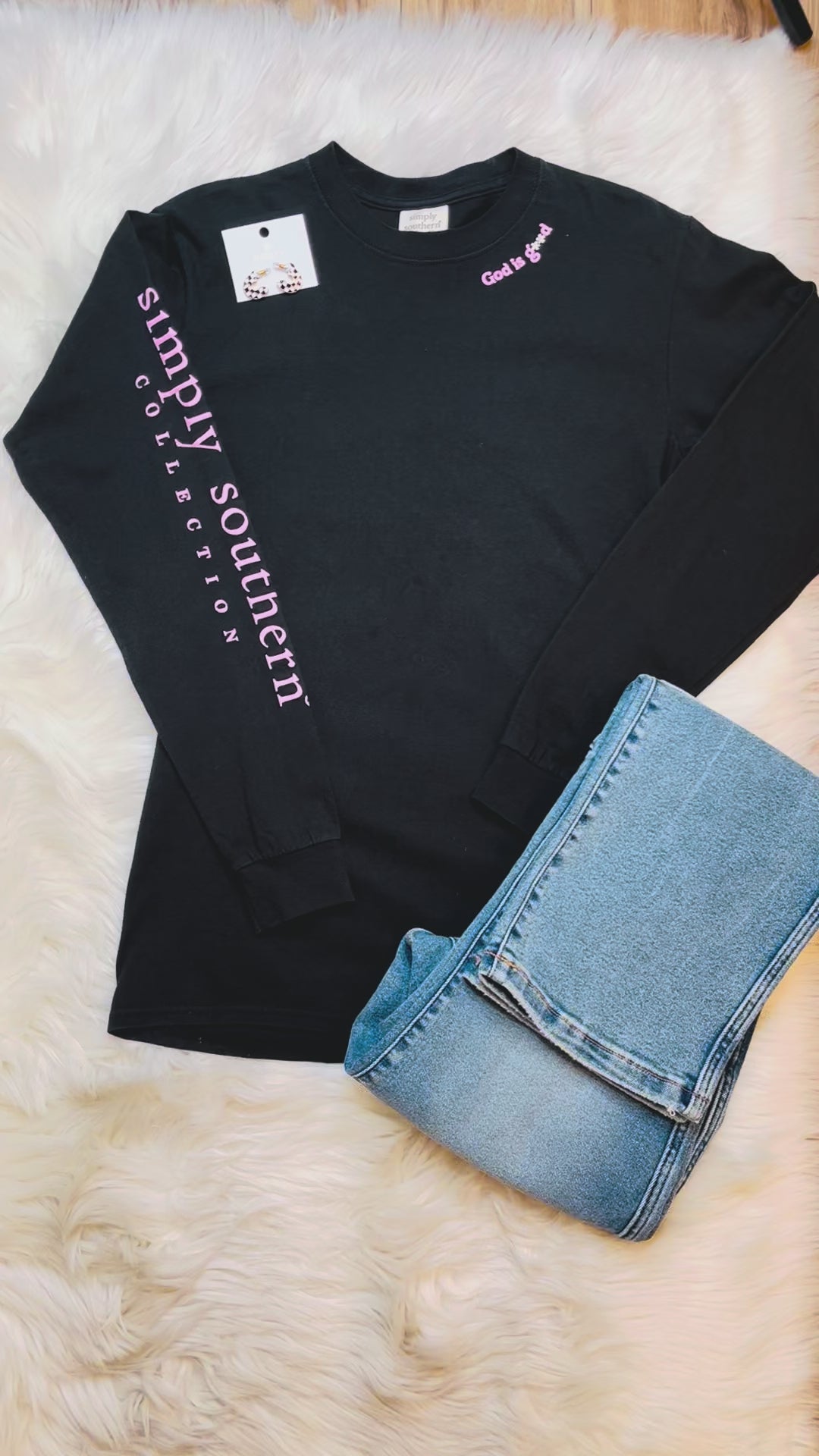 Women’s Simply Southern the Lord is my strength and my song Tee
