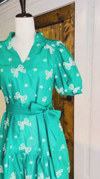 Women’s Umgee Green Bow Dress
