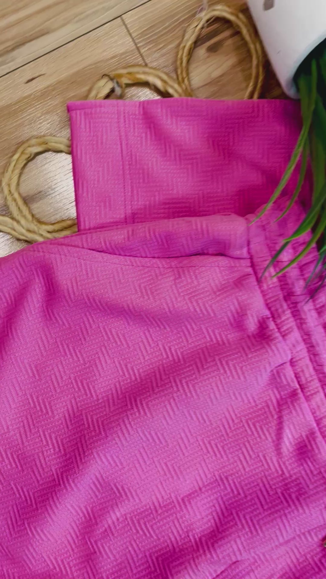 Women’s Pink Mary Square Short Set