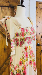 Women’s Blu Pepper Floral Tie Strap Dress