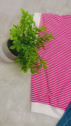 Women’s Zenana Pink Striped Top