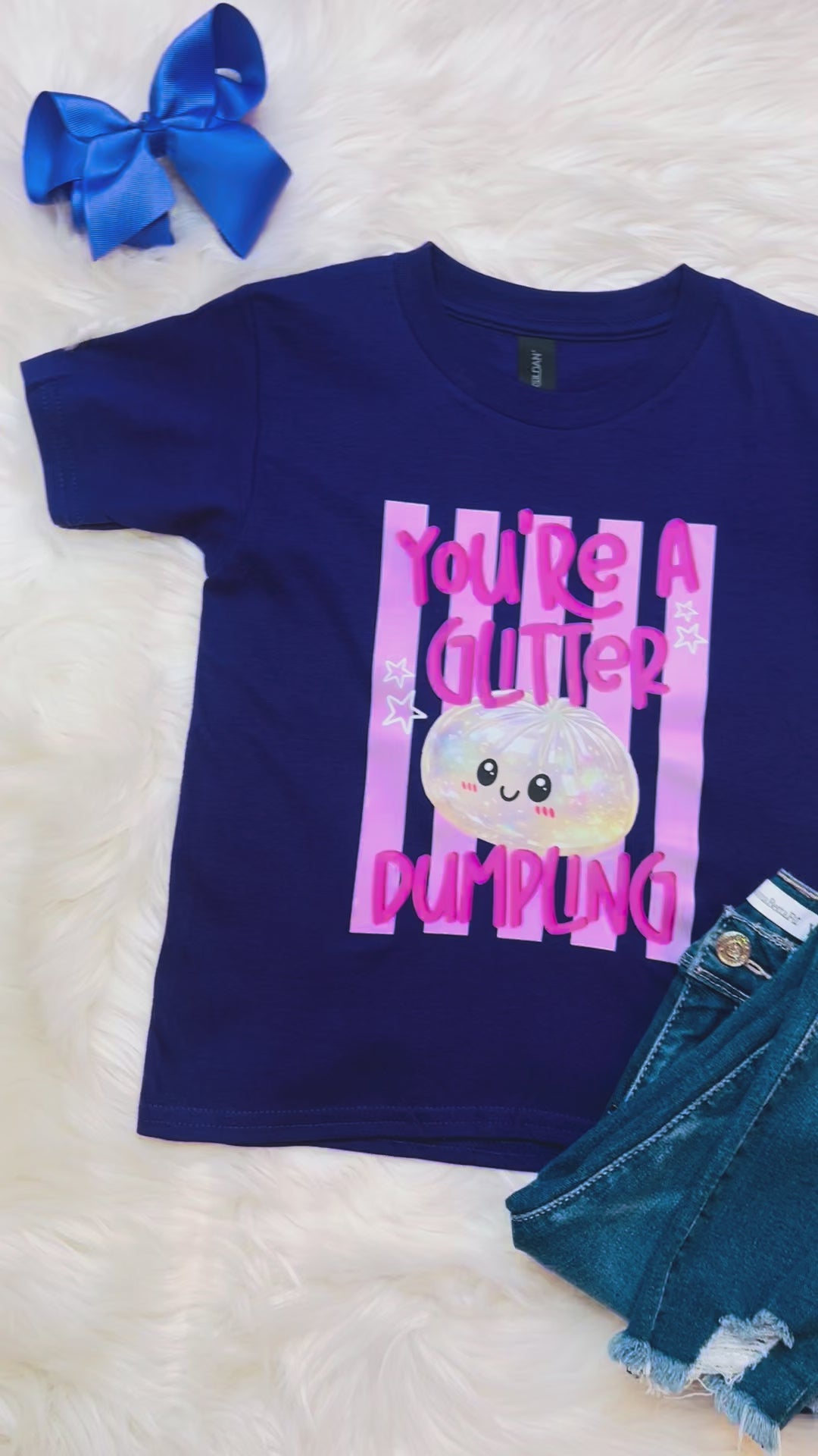 Girl’s You’re the Glitter Dumpling Tee