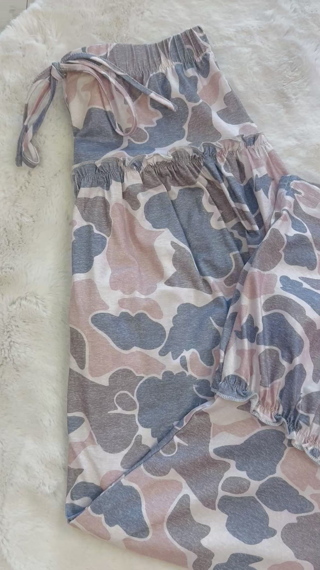 Women’s Flare Camouflage Pants