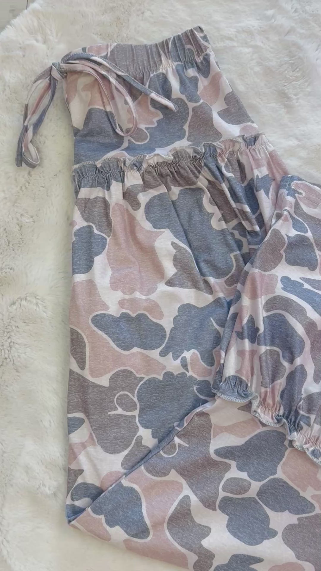 Women’s Flare Camouflage Pants