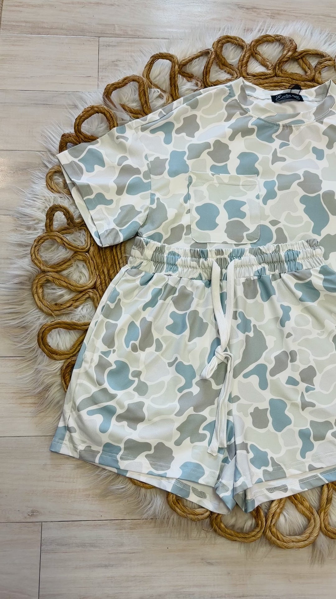 Women’s Evermmee Light Camouflage Short Set