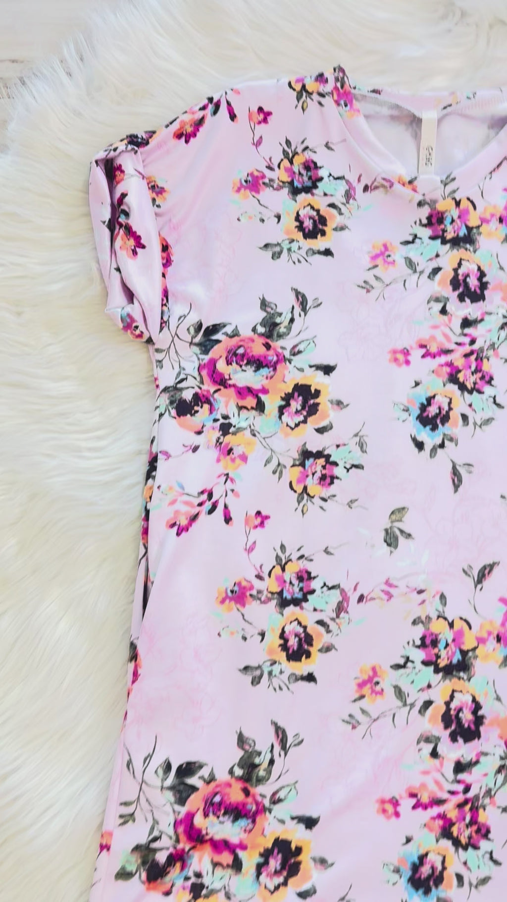 Girl’s Pink Floral top