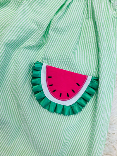 Lil' Cactus Watermelon Girl's Dress - Mini Mee Boutique