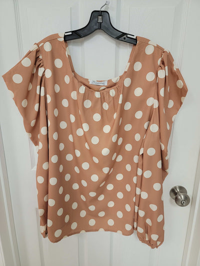 Curvy Polka Dot Top - Mini Mee Boutique